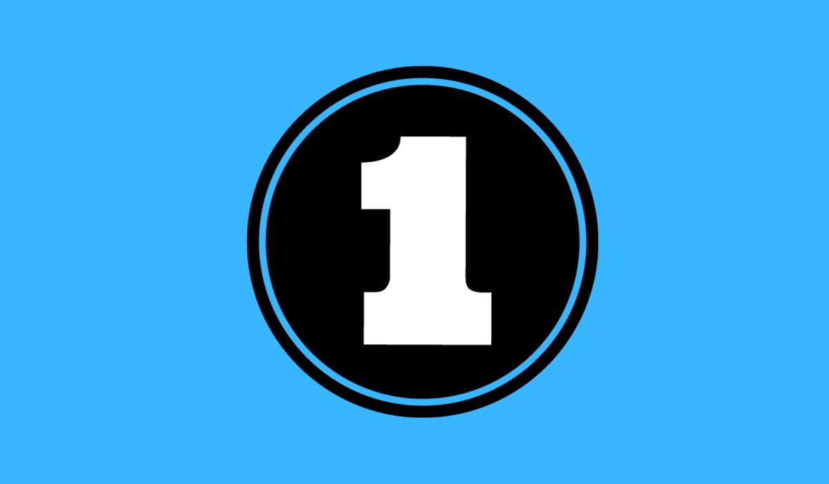 Image of the number "1."