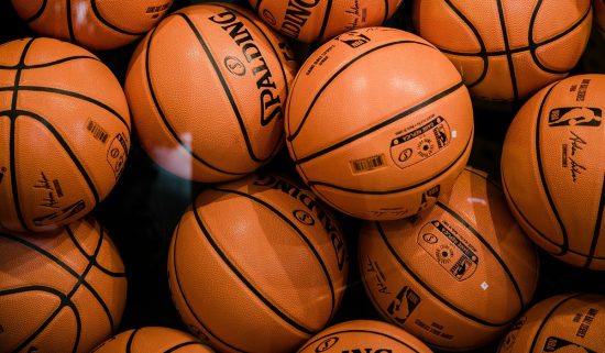 NBA basketballs. LeBron James rumors are starting.