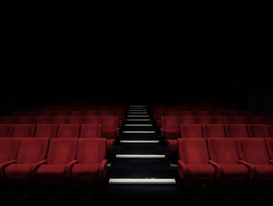 A movie theater.