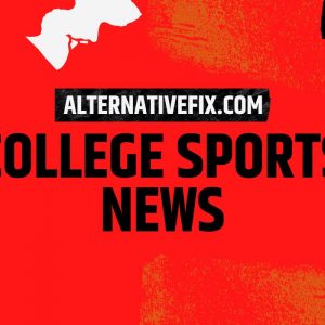 College sports news graphic