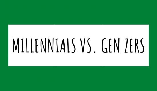 Millennials vs Gen Z graphic