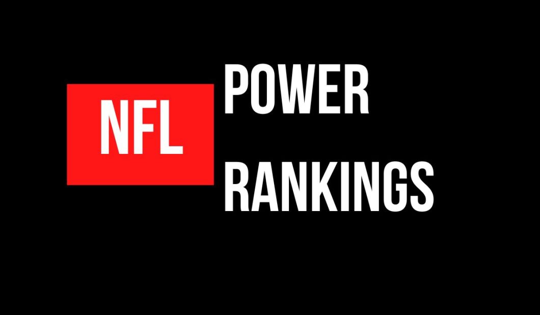 NFL Power Rankings graphic. It's not too early to look at the five best NFL teams going into the 2024 season.