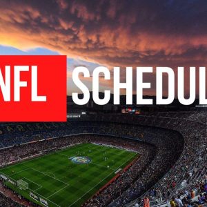 NFL Schedule graphic for Christmas weekend