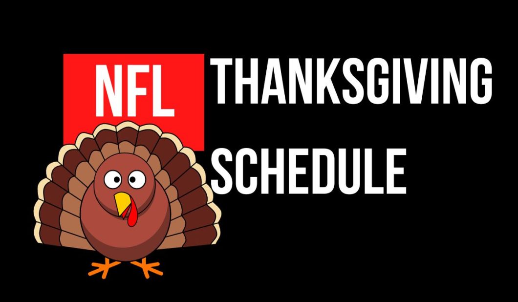 NFL Thanksgiving Schedule graphic