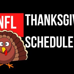 NFL Thanksgiving Schedule graphic