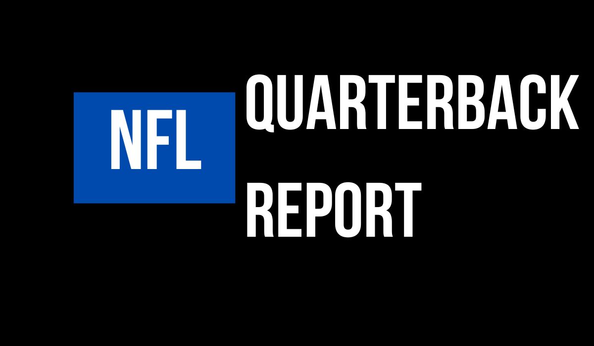 NFL quarterback report graphic