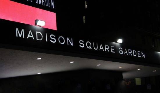 Madison Square Garden exterior. The New York Knicks inched past the Indiana Pacers in the first game of their Knicks vs. Pacers NBA playoff series on Monday (May 6), and even watching from home, it was obvious that both the wild New York crowd and a controversial call were major factors in the Knicks' win.