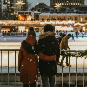 Easy, cozy Christmas Day ideas for singles and couples — from movies and NBA/NFL games to cooking a special at-home dinner, including a festive Blue Apron meal.