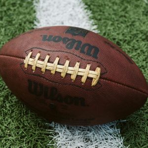 College football on the field.