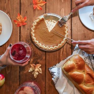 Thanksgiving table.