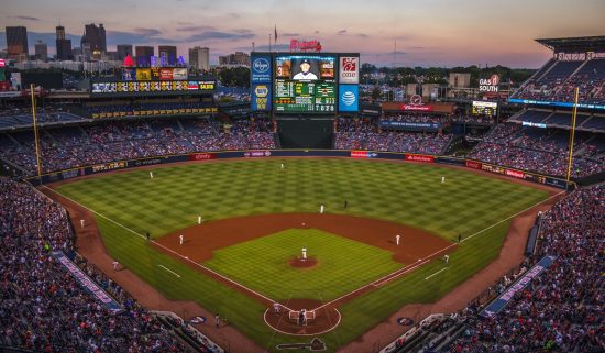 A MLB baseball field.