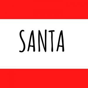Santa graphic