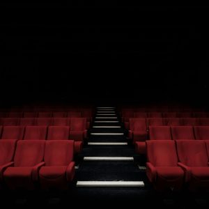A movie theater.